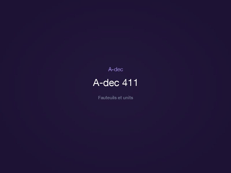 A-dec 411