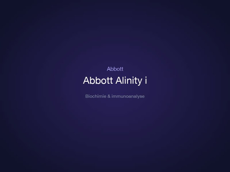 Abbott Alinity i