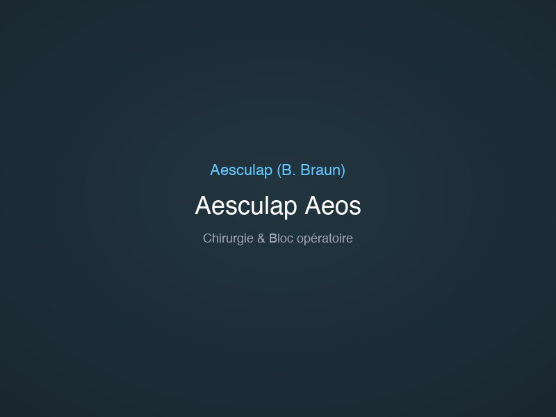 Aesculap Aeos