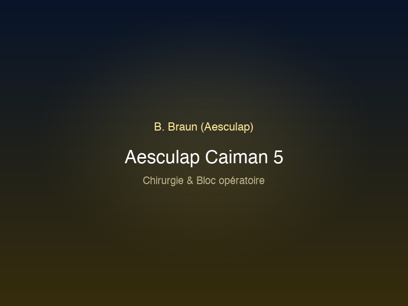 Aesculap Caiman 5