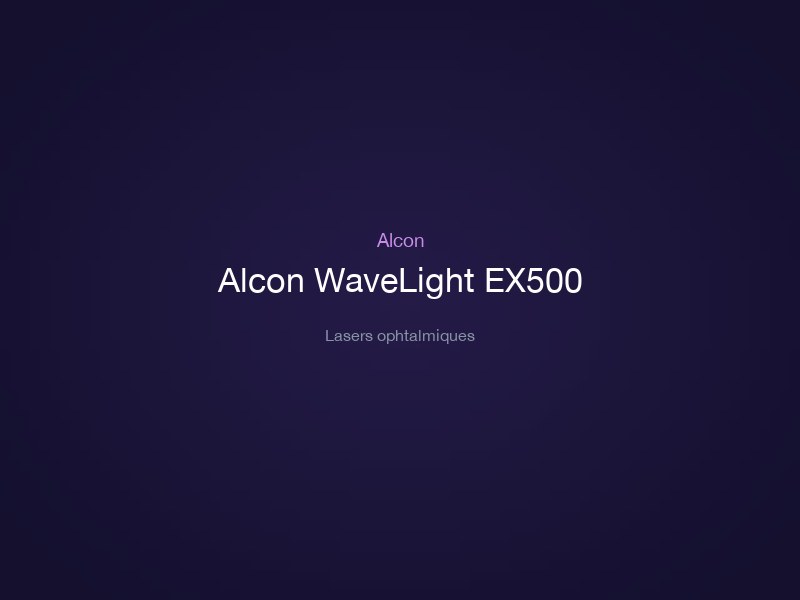 Alcon WaveLight EX500