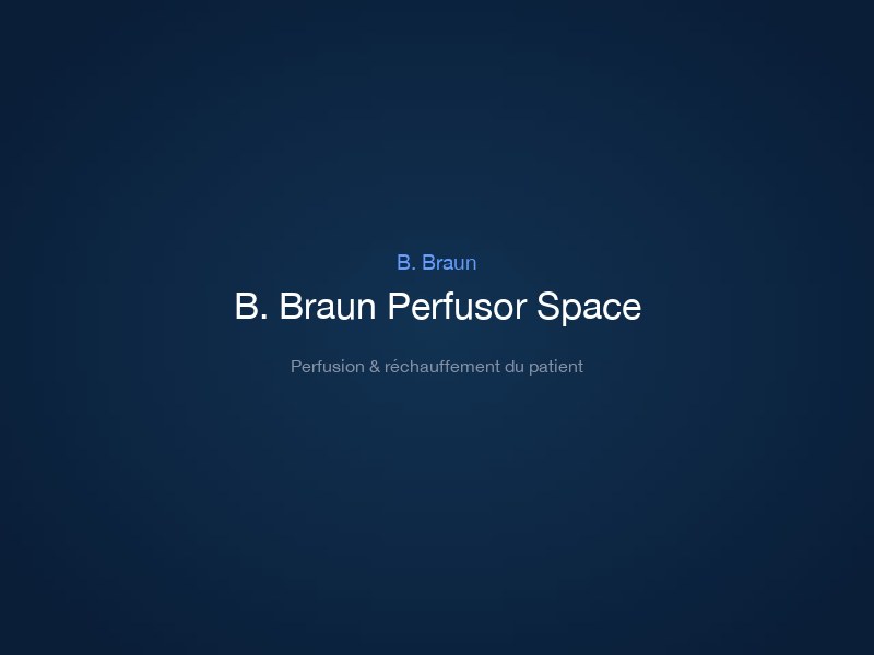 B. Braun Perfusor Space