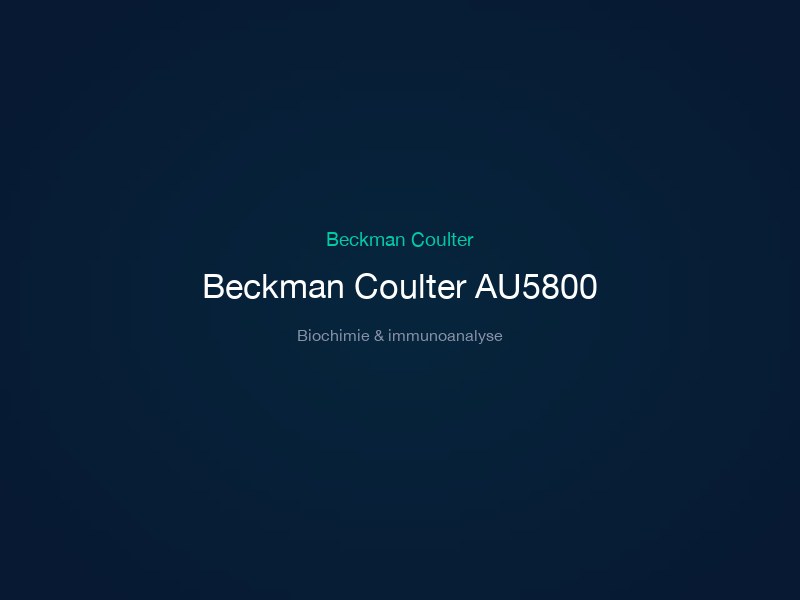 Beckman Coulter AU5800