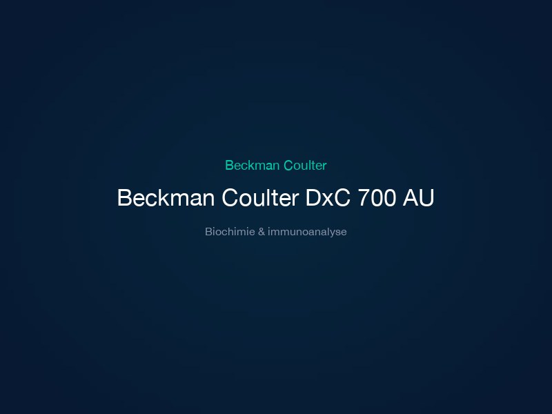 Beckman Coulter DxC 700 AU