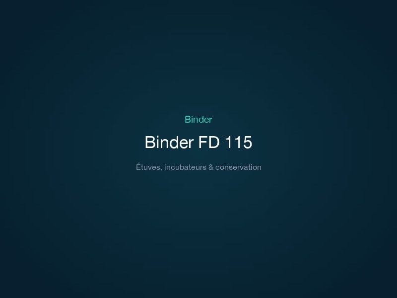Binder FD 115