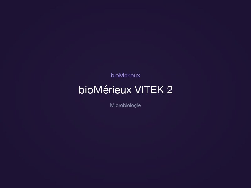 bioMérieux VITEK 2