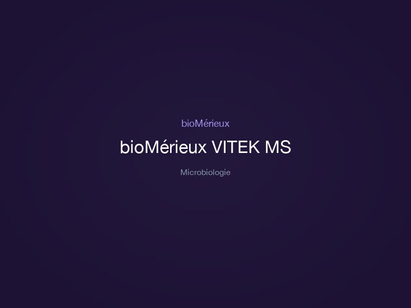 bioMérieux VITEK MS