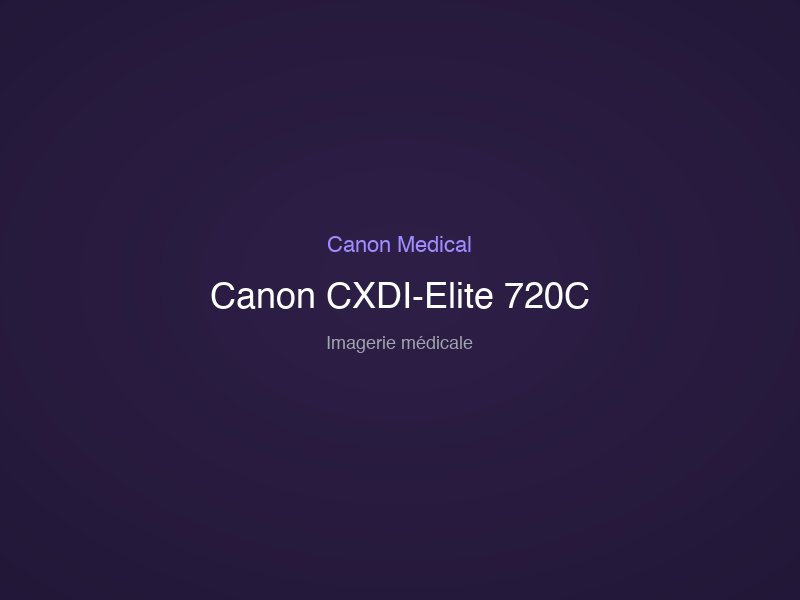 Canon CXDI-Elite 720C