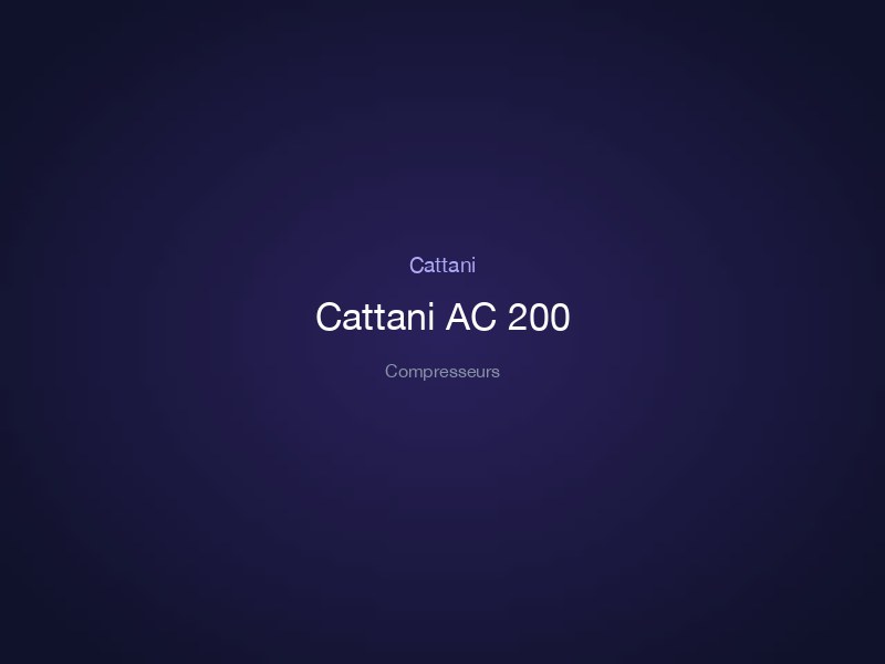 Cattani AC 200