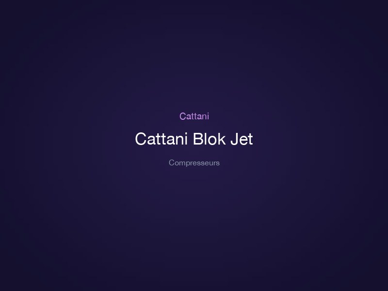 Cattani Blok Jet