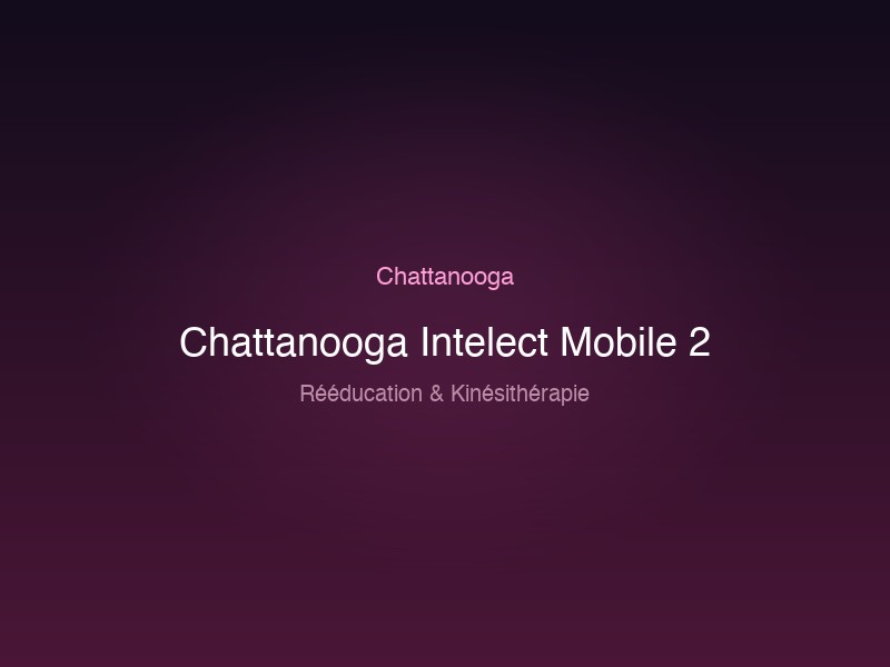 Chattanooga Intelect Mobile 2