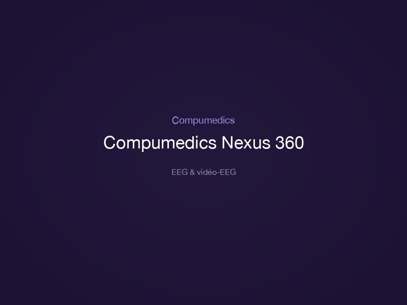Compumedics Nexus 360