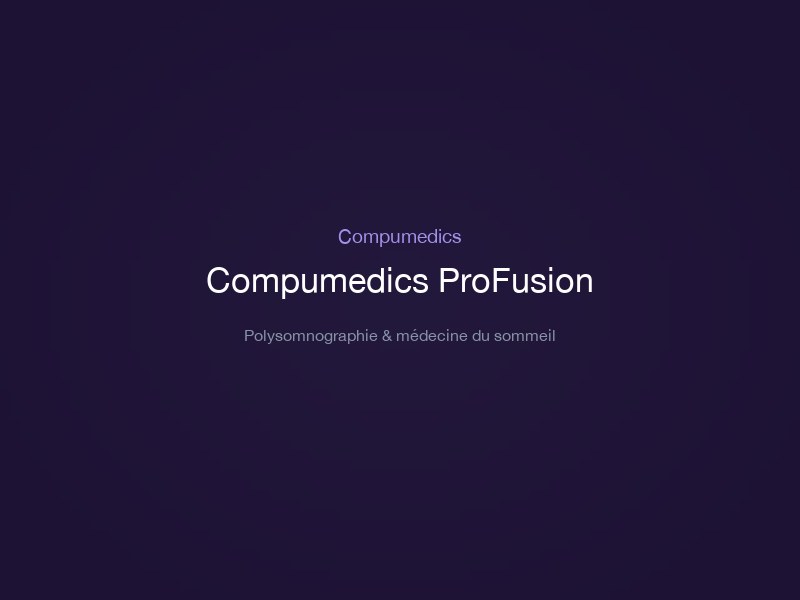 Compumedics ProFusion