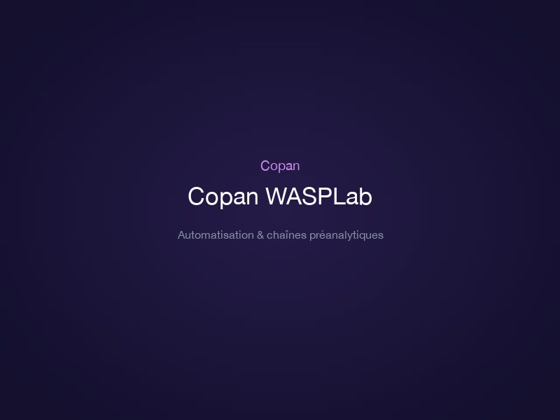 Copan WASPLab