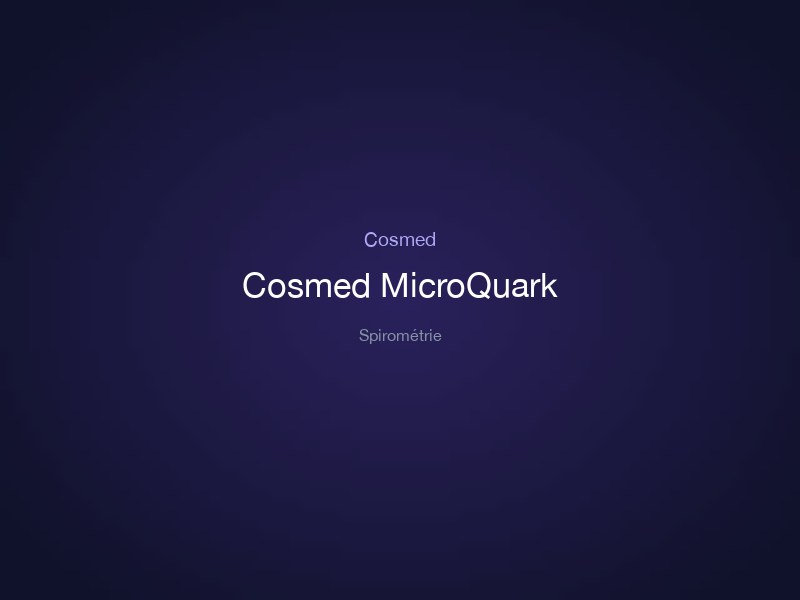 Cosmed MicroQuark