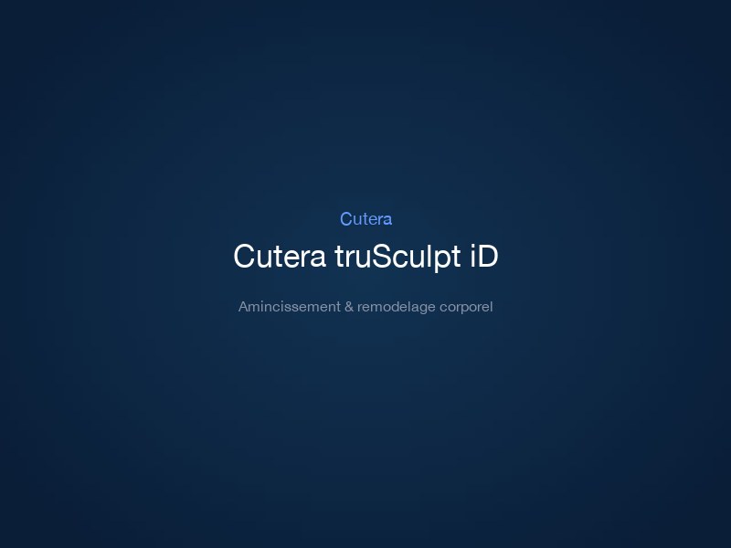 Cutera truSculpt iD