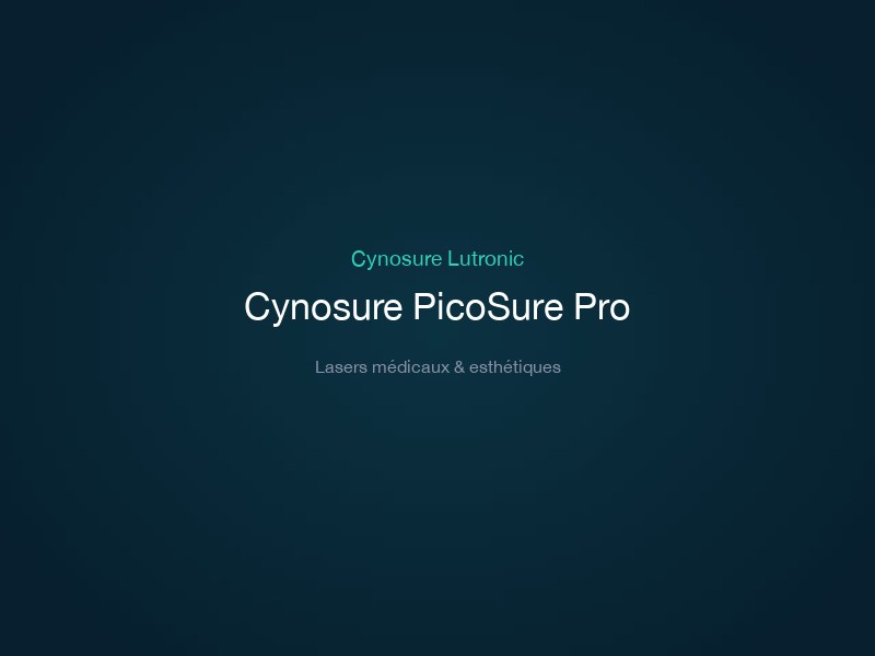 Cynosure PicoSure Pro