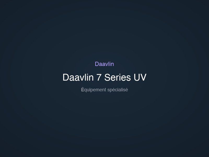 Daavlin 7 Series UV