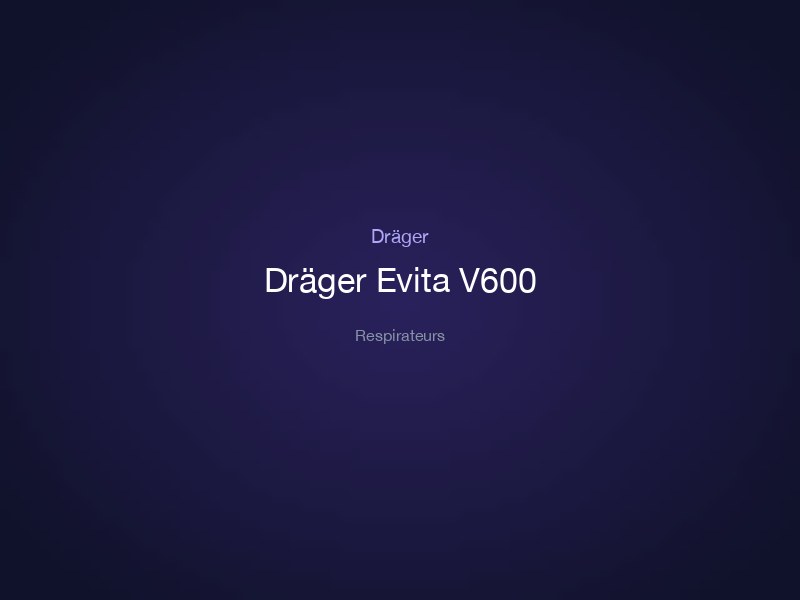 Dräger Evita V600