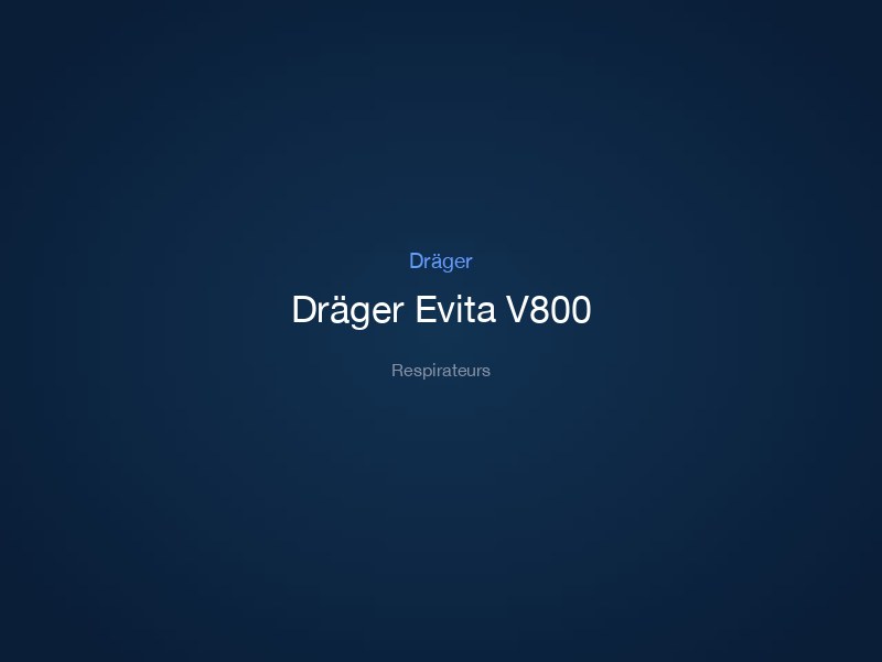 Dräger Evita V800