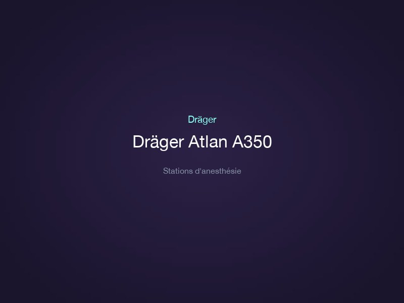 Dräger Atlan A350