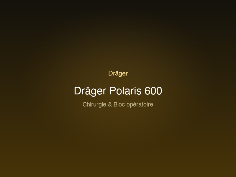 Dräger Polaris 600