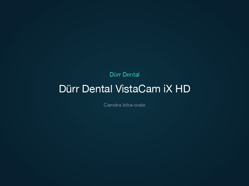 Dürr Dental VistaCam iX HD
