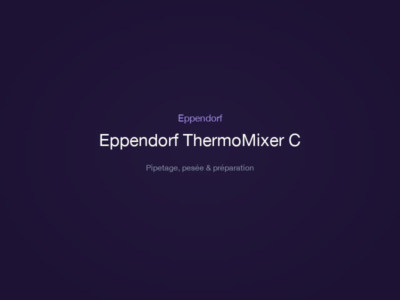 Eppendorf ThermoMixer C