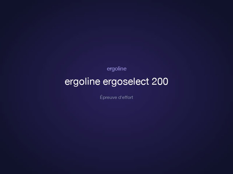ergoline ergoselect 200