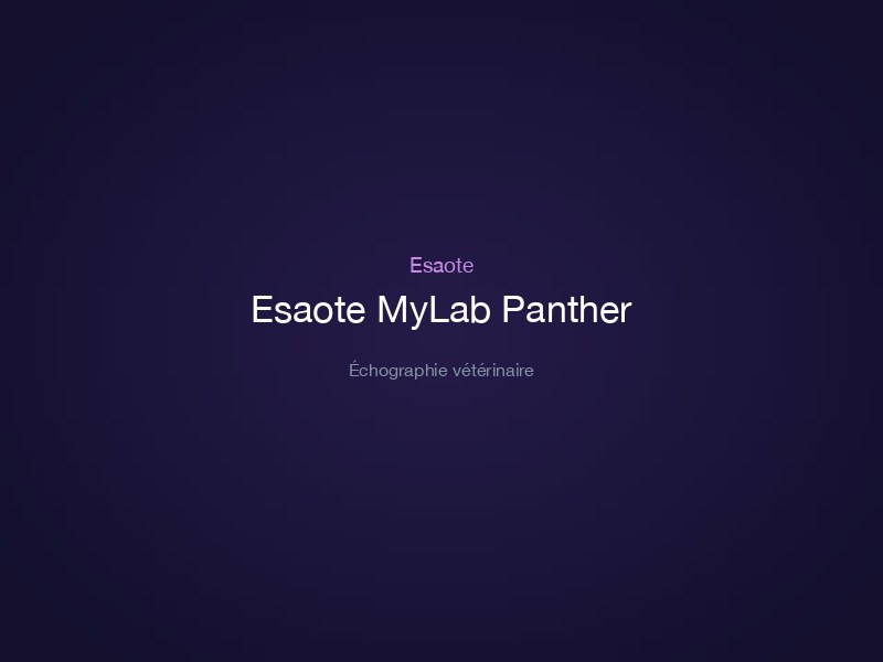 Esaote MyLab Panther