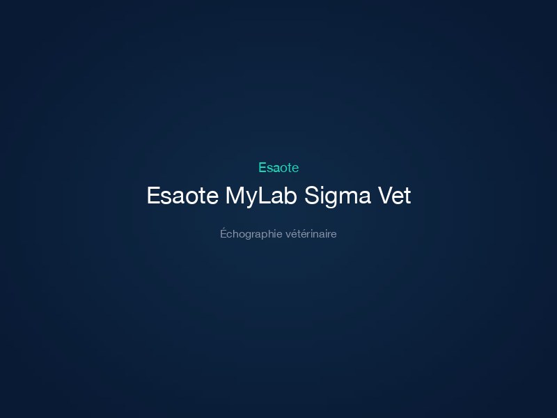 Esaote MyLab Sigma Vet