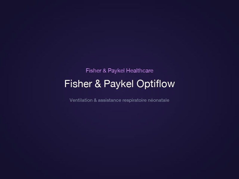 Fisher & Paykel Optiflow