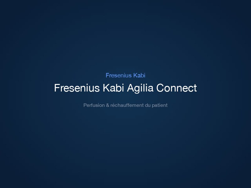 Fresenius Kabi Agilia Connect