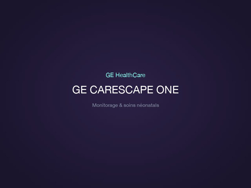 GE CARESCAPE ONE