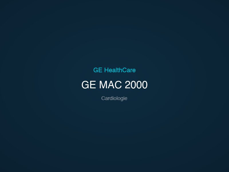 GE MAC 2000
