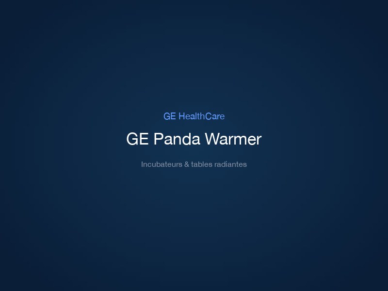 GE Panda Warmer
