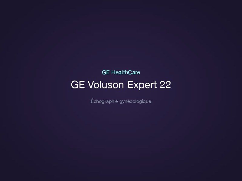 GE Voluson Expert 22