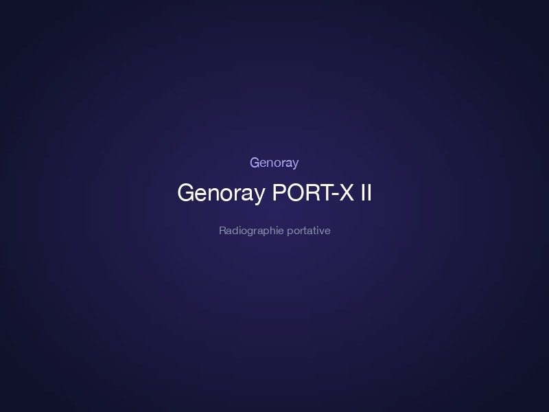 Genoray PORT-X II