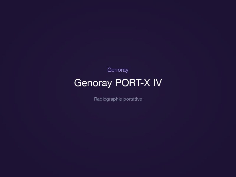 Genoray PORT-X IV