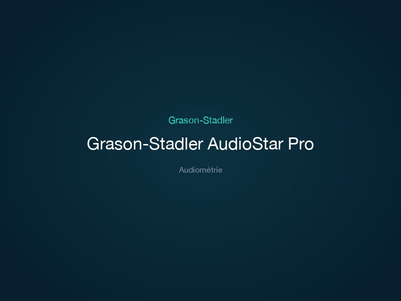 Grason-Stadler AudioStar Pro