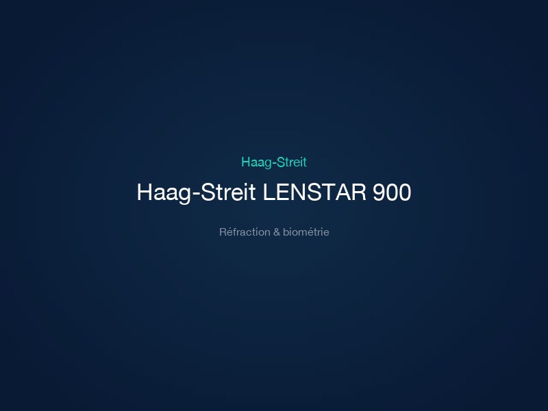 Haag-Streit LENSTAR 900