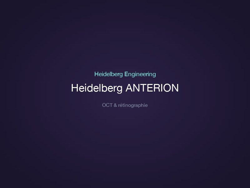 Heidelberg ANTERION