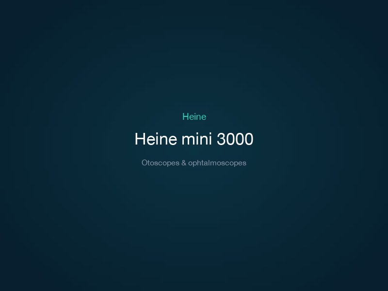 Heine mini 3000