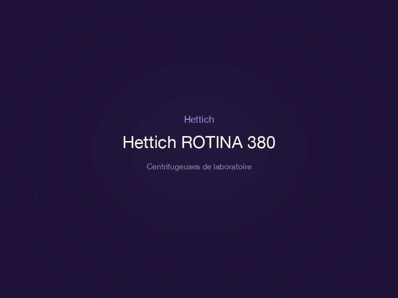 Hettich ROTINA 380