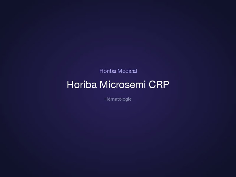 Horiba Microsemi CRP