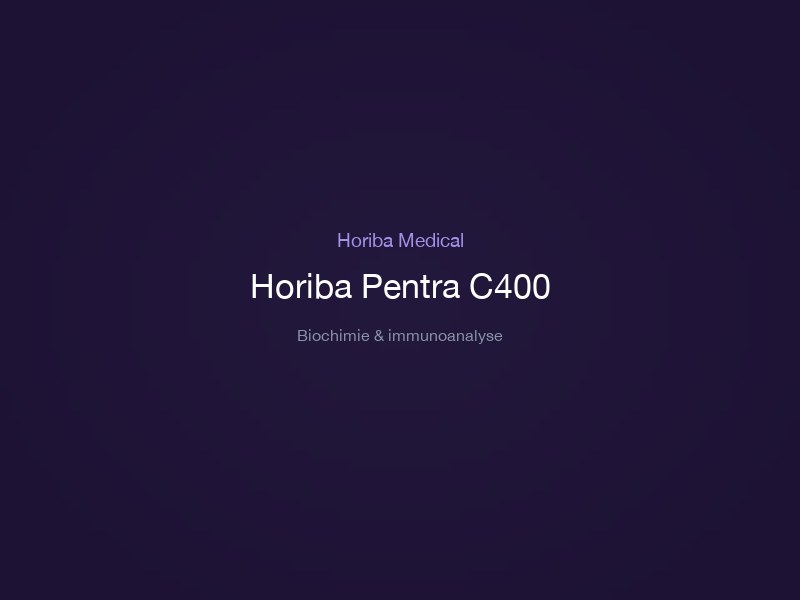 Horiba Pentra C400
