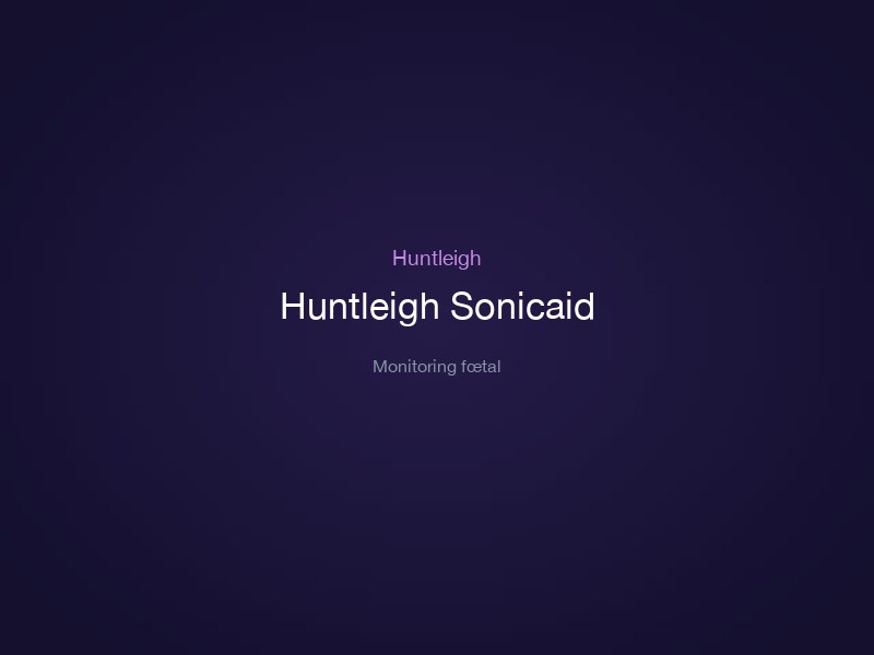 Huntleigh Sonicaid