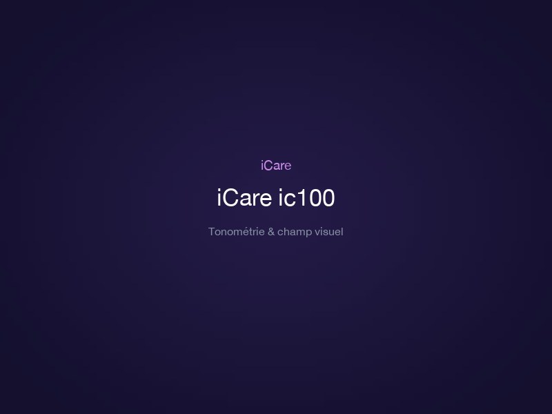 iCare ic100
