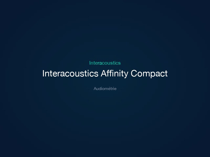 Interacoustics Affinity Compact