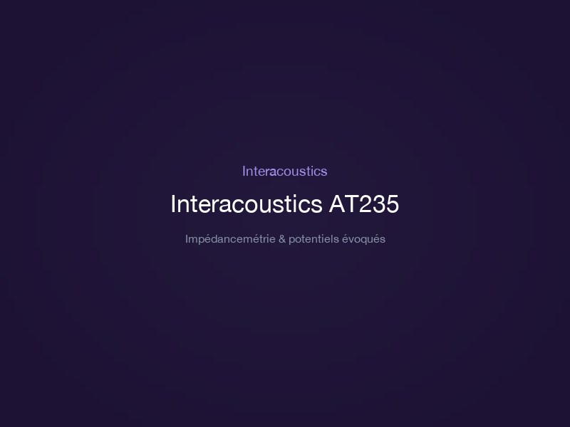 Interacoustics AT235